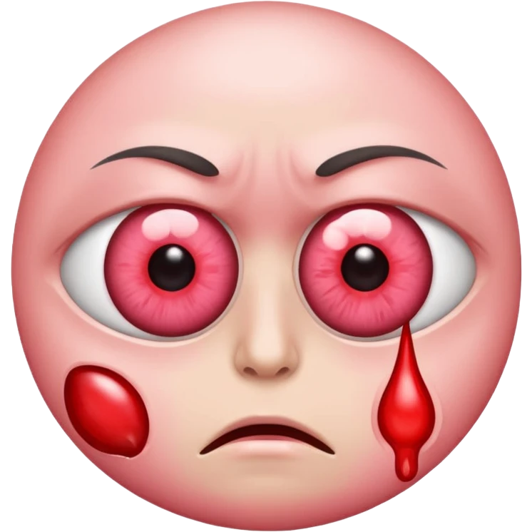 Pink eye emoji