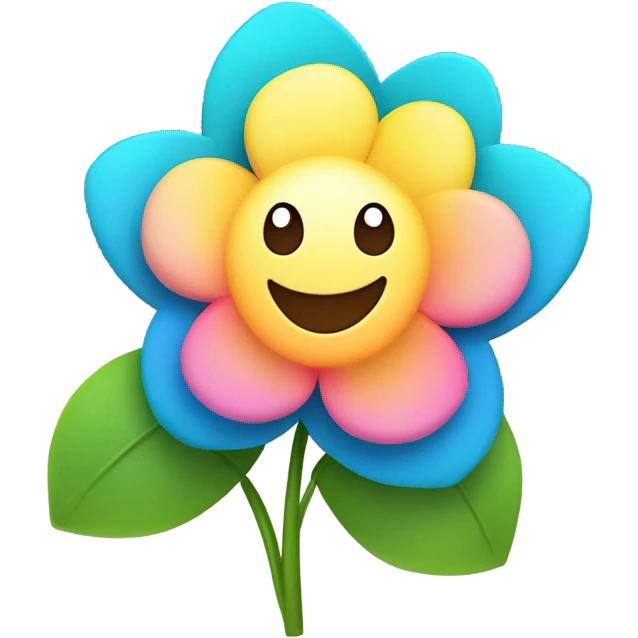 Kawaii flower  emoji