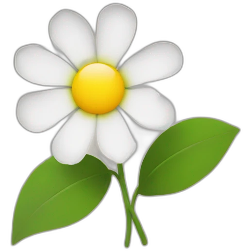 flower with horizontal gap emoji