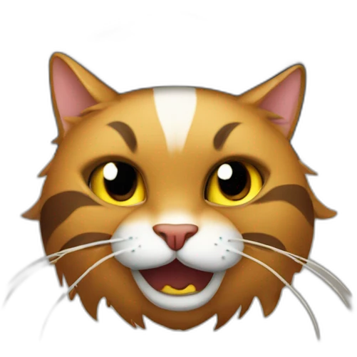 Cat pirate saying YARR emoji