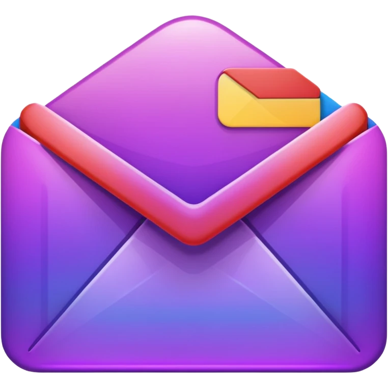 purple gmail emoji