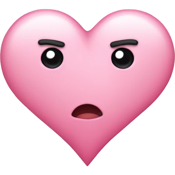 pink heart breaking emoji