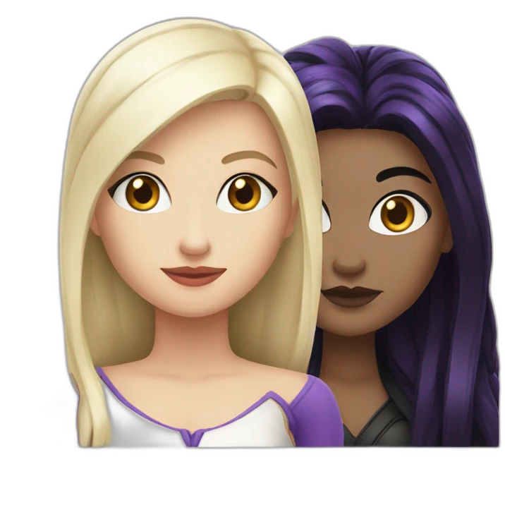 apple white and raven queen emoji