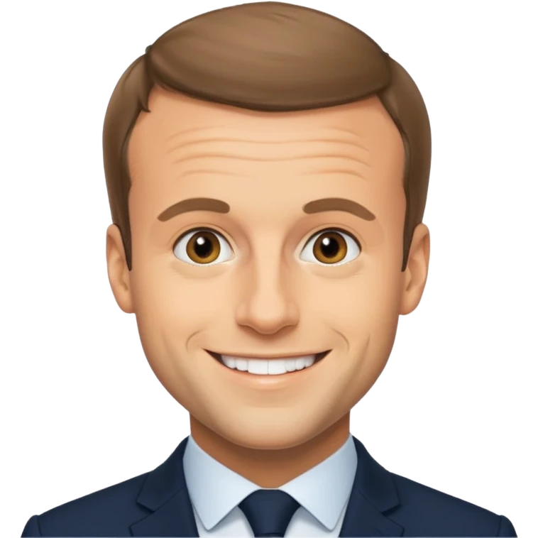 macron qui tire la la,gue emoji