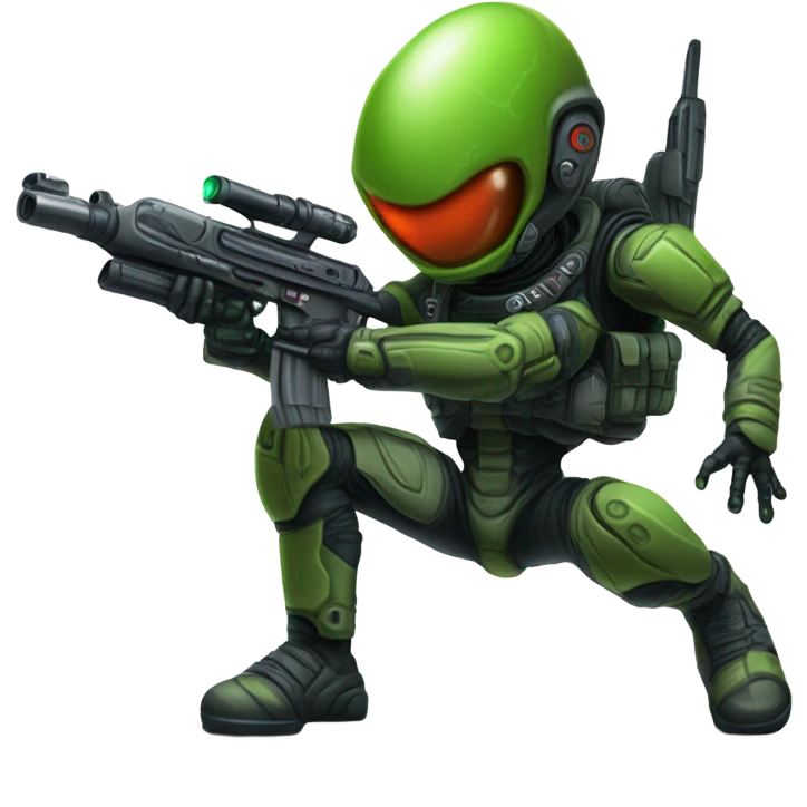 Martian Alien Special Force emoji