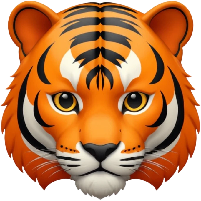 Black tiger emoji
