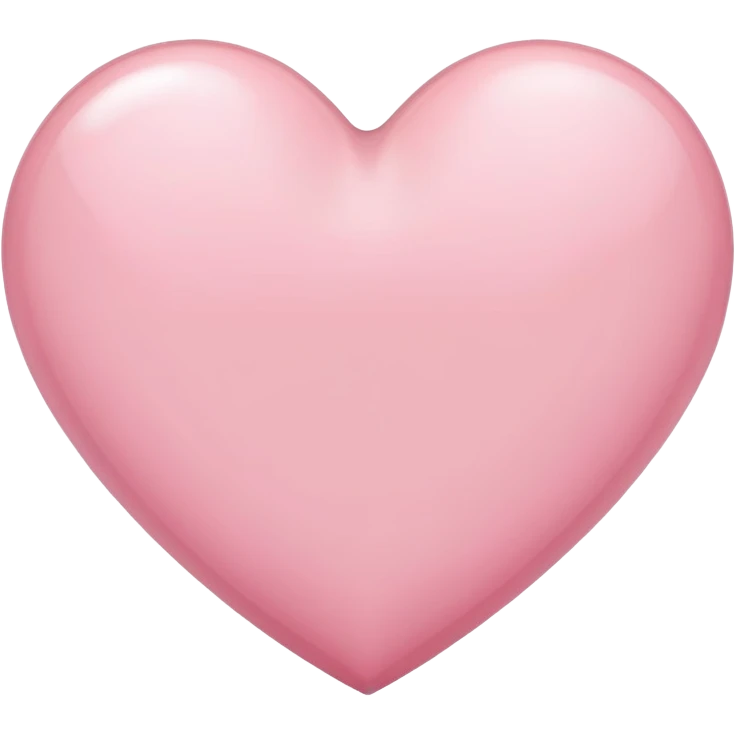 light pink heart emoji