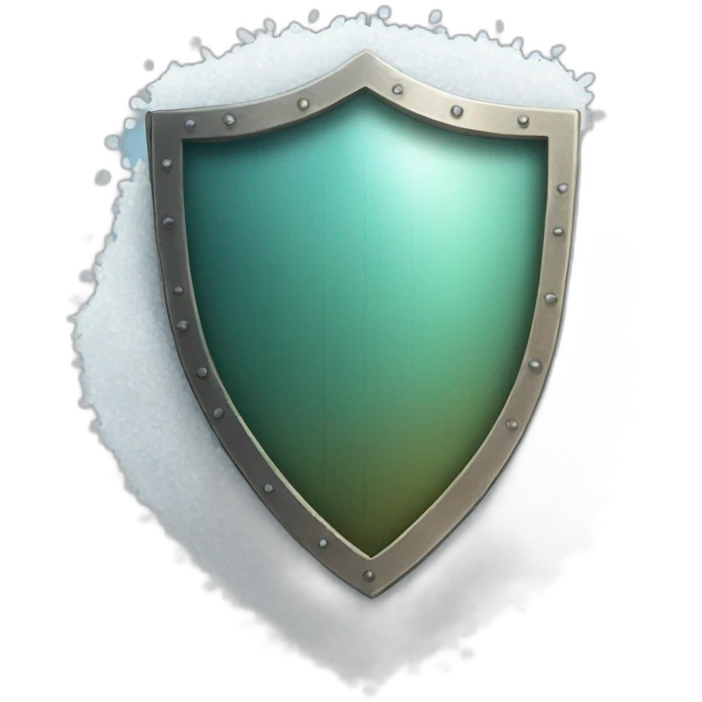 shield made of sea salt emoji