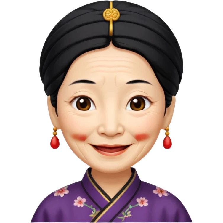 Chinese old woman emoji