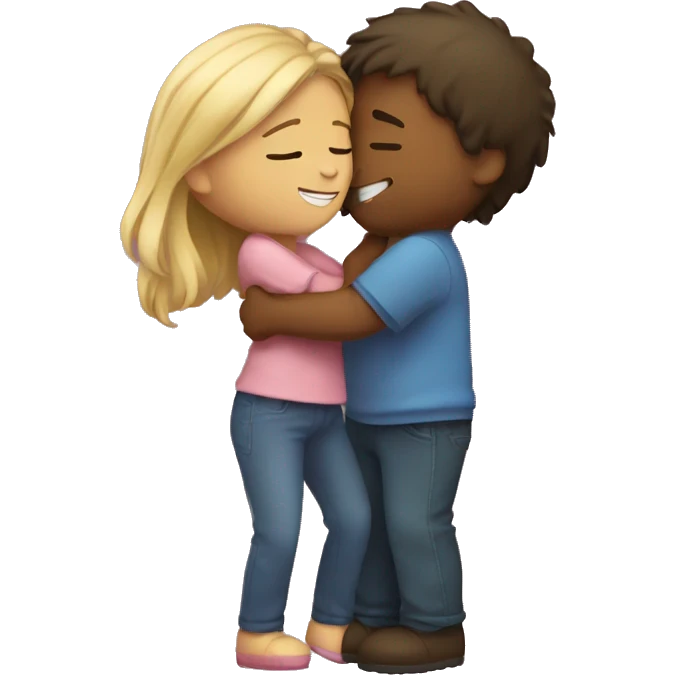 Kiss love and hug emoji