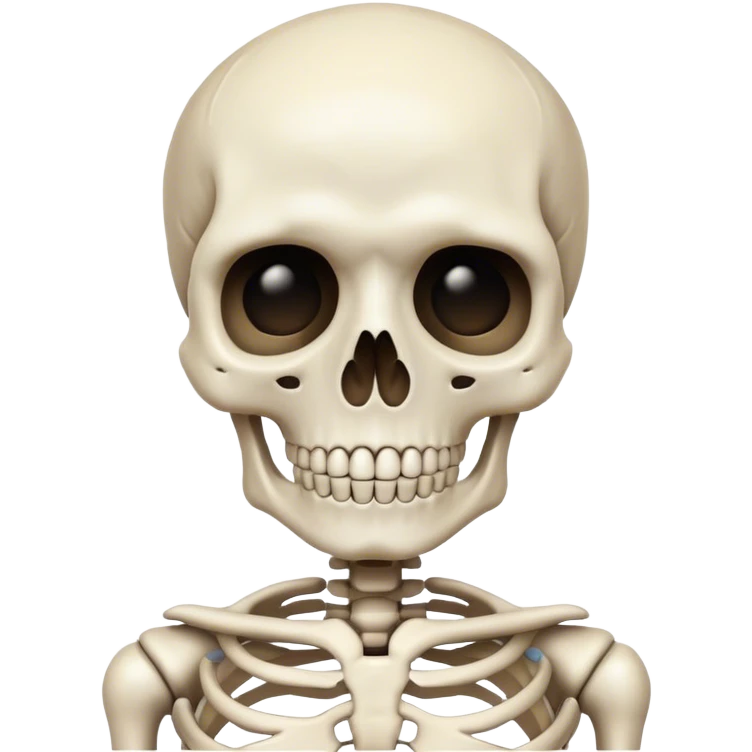 Skeleton in love  emoji