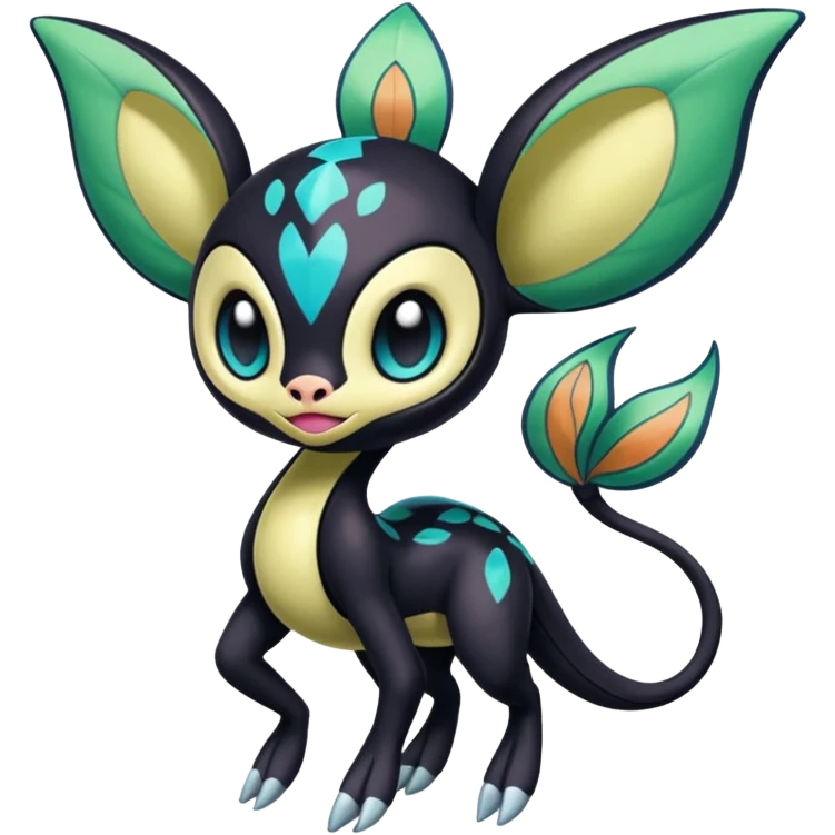 Colorful Exotic Meloetta-Venom-Stitch-Fakémon-creature-hybrid emoji