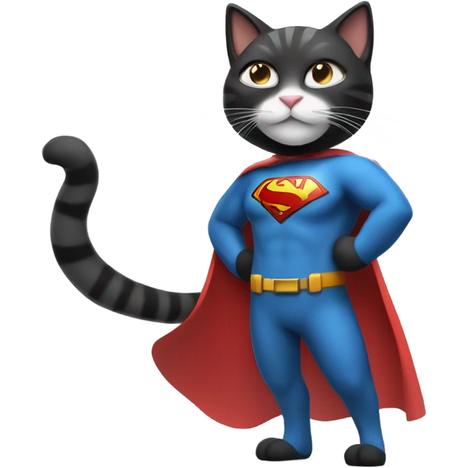 superman cat emoji