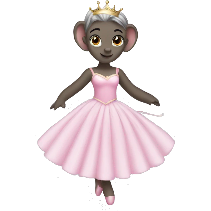 elephant ballerina princess emoji