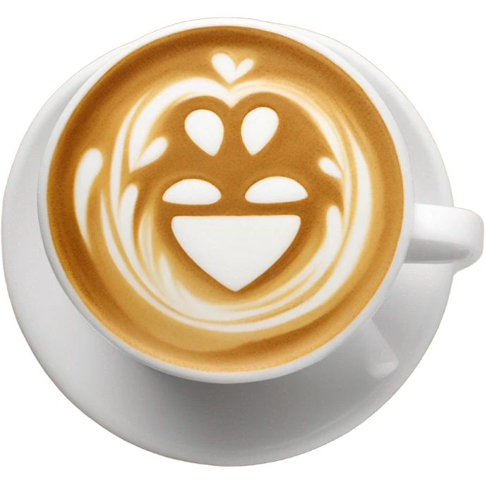 latte art emoji