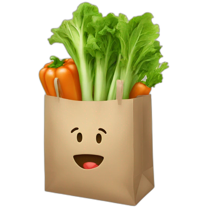 vegetable_in_shopping_bag emoji