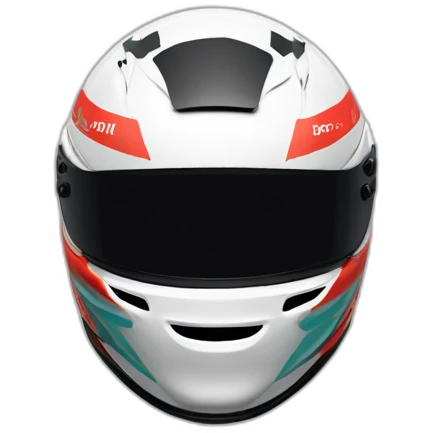 Lewis Hamilton in race helmet emoji
