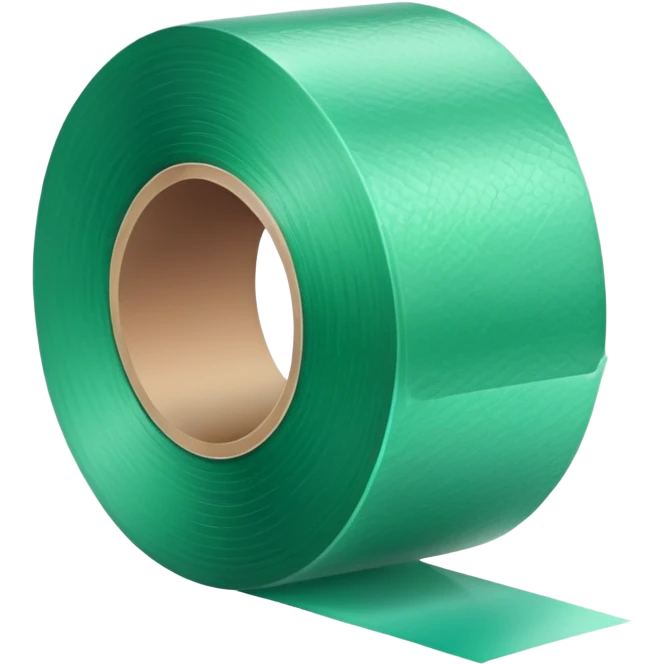A roll of green adhesive tape emoji