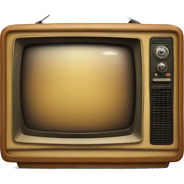 vintage box tv emoji