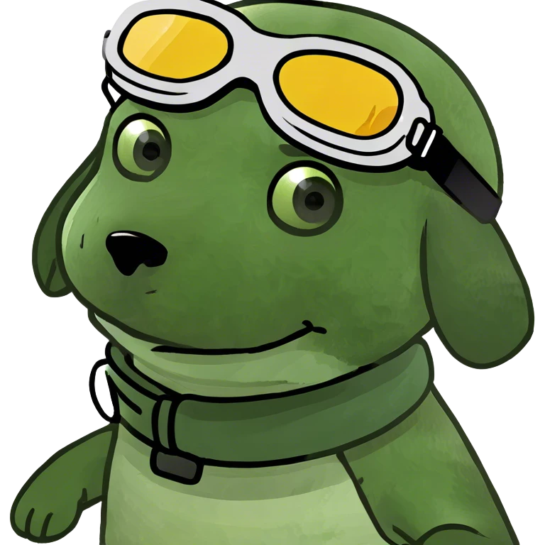 puppy riding snowboarding  emoji