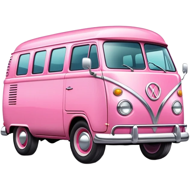 Pink van emoji