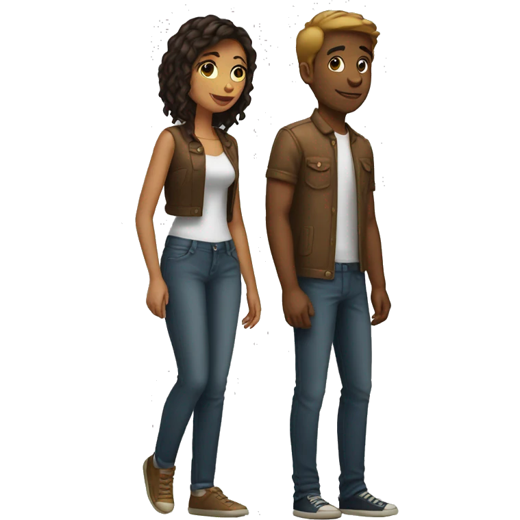 Boyfriend and girlfriend emoji