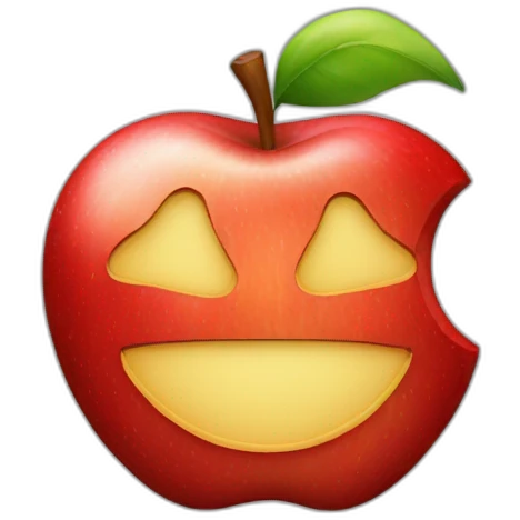 Apple logo i phone emoji