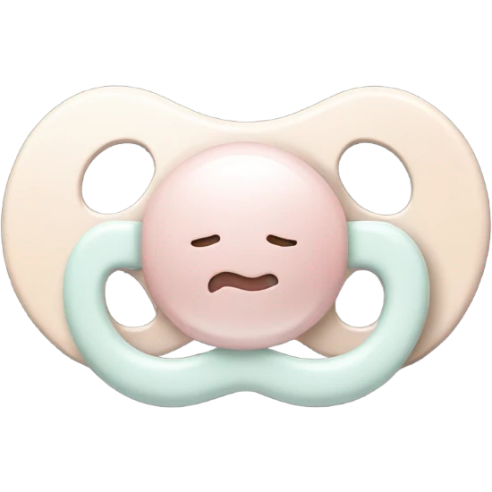 aesthetic baby pacifier emoji