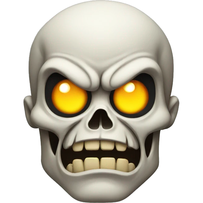 angry skull emoji