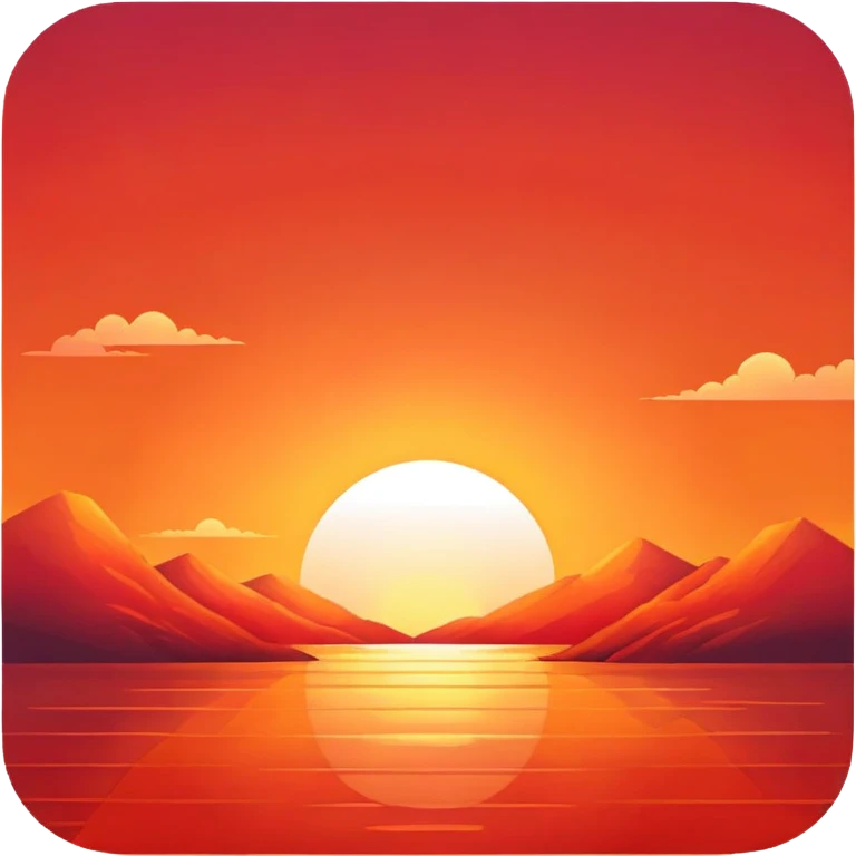 sunset emoji
