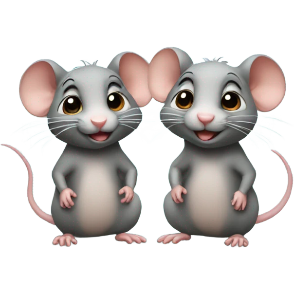 Rats as twins  emoji