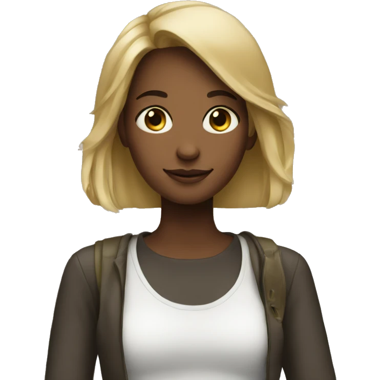 Girl and iPhone  emoji