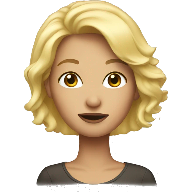 Blonde  emoji
