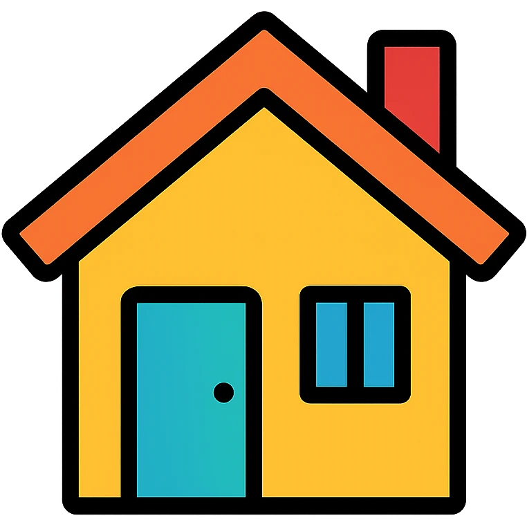 minimal house emoji