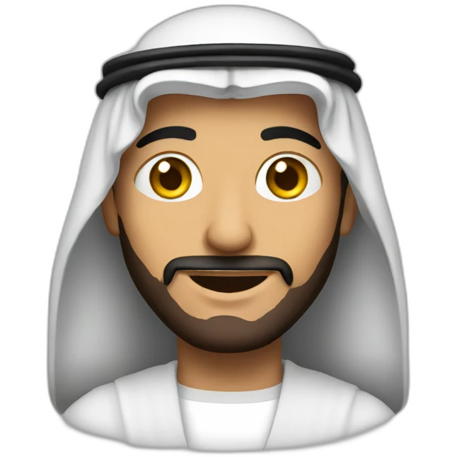 arab with euro emoji
