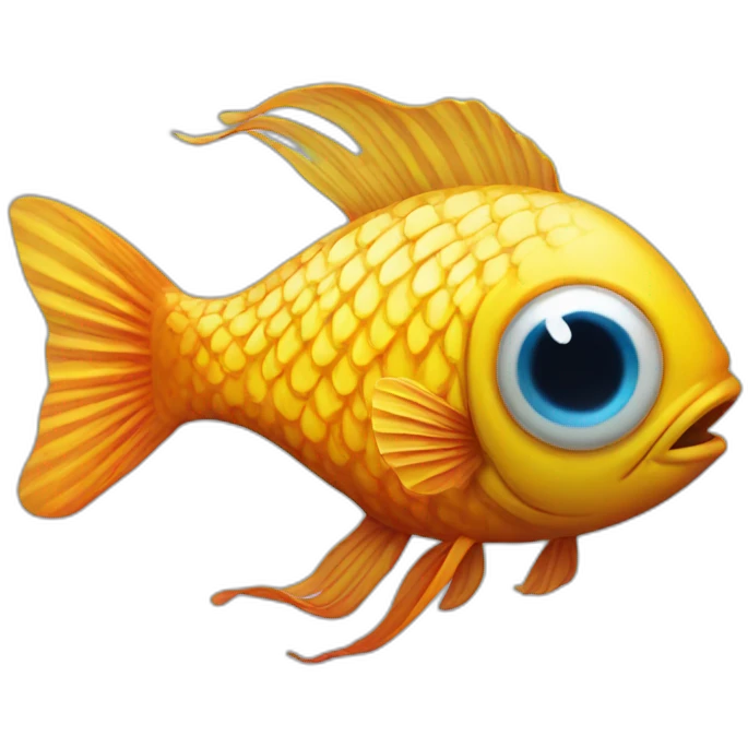 fish with three eyes emoji