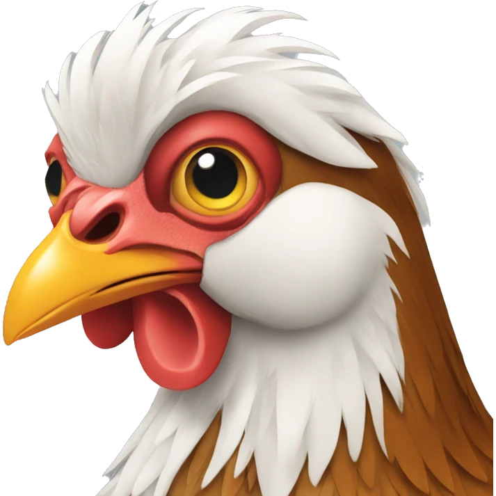 Poule mouiller emoji