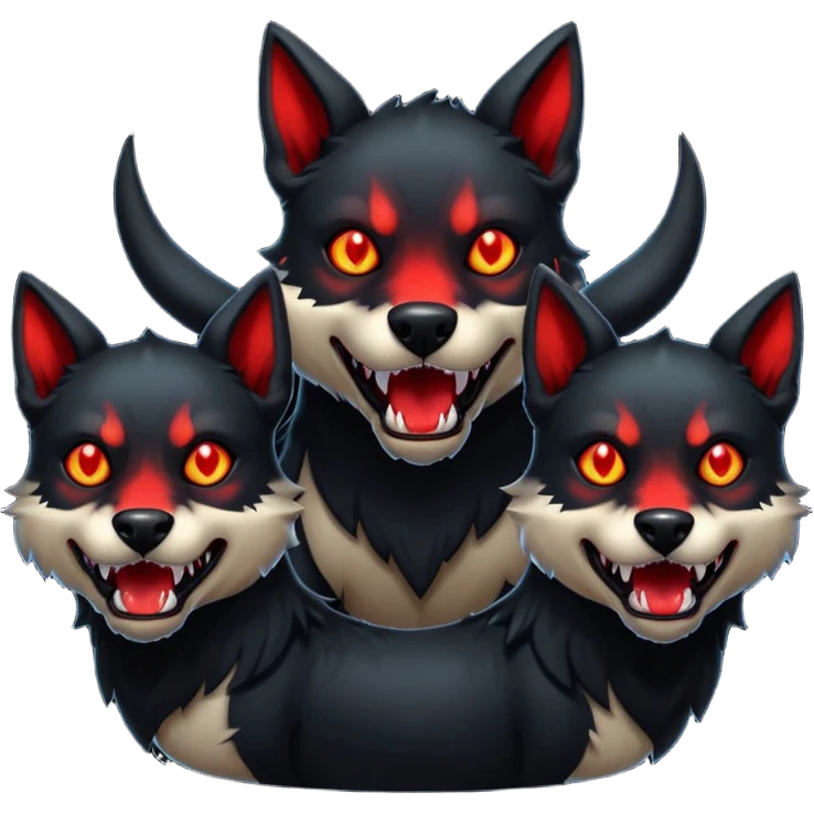 Cerbero perro de tres cabezas  emoji