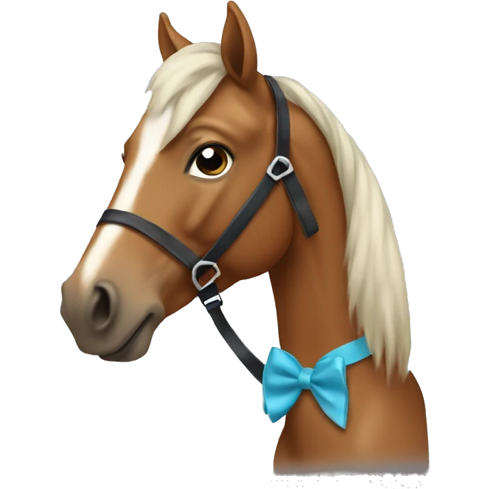 Horse with bow tie and tutu emoji