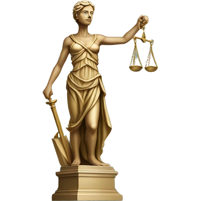 Justitia statue  emoji