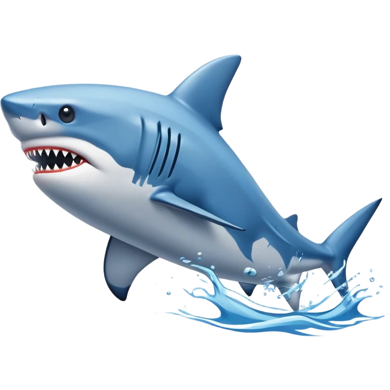 shark with blue nike dunks emoji