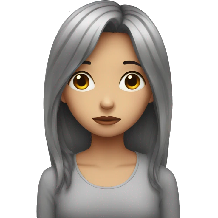 Girl sad  emoji