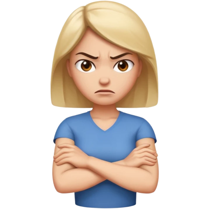 Woman “cock blocking”  emoji