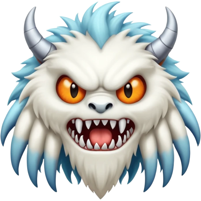 Monster branco emoji
