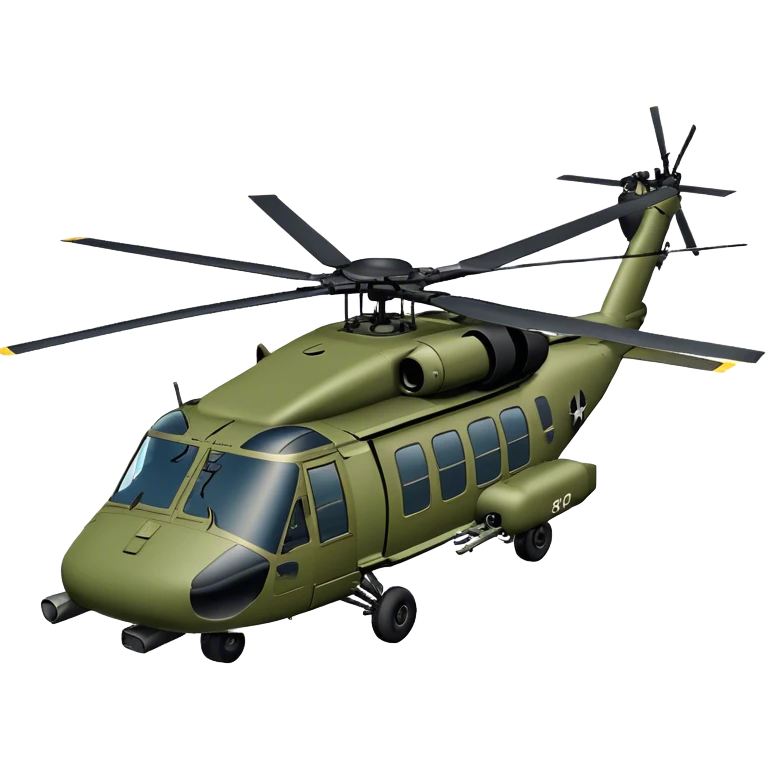 Sikorsky UH-60 Black Hawk - Sikorsky (Model Year: 2022) (Iconic colour: Olive green) emoji
