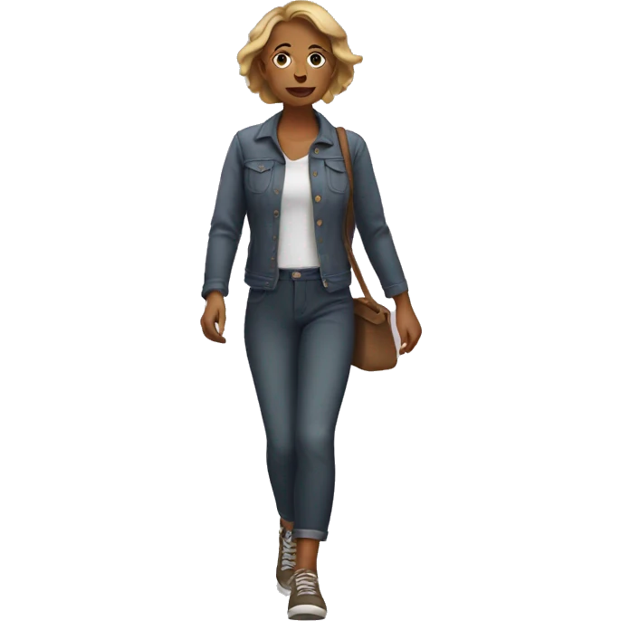 Woman walking emoji