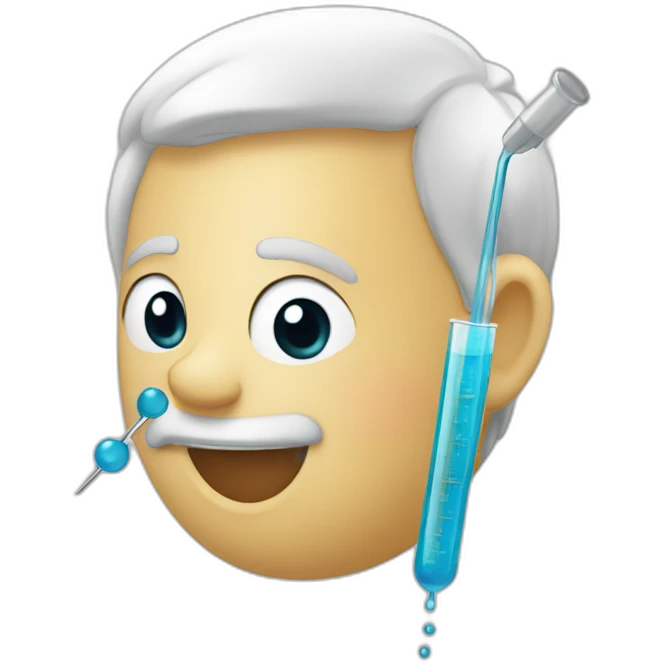 enzo with a pipette emoji