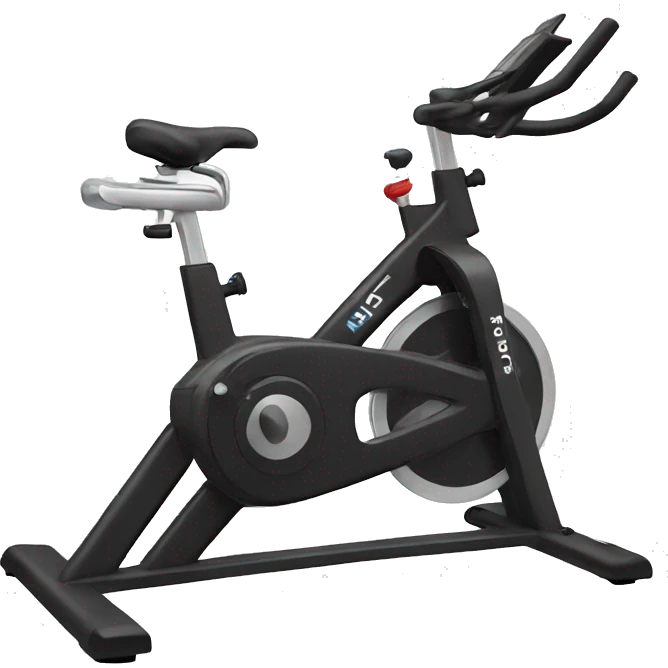 Spinning bike emoji