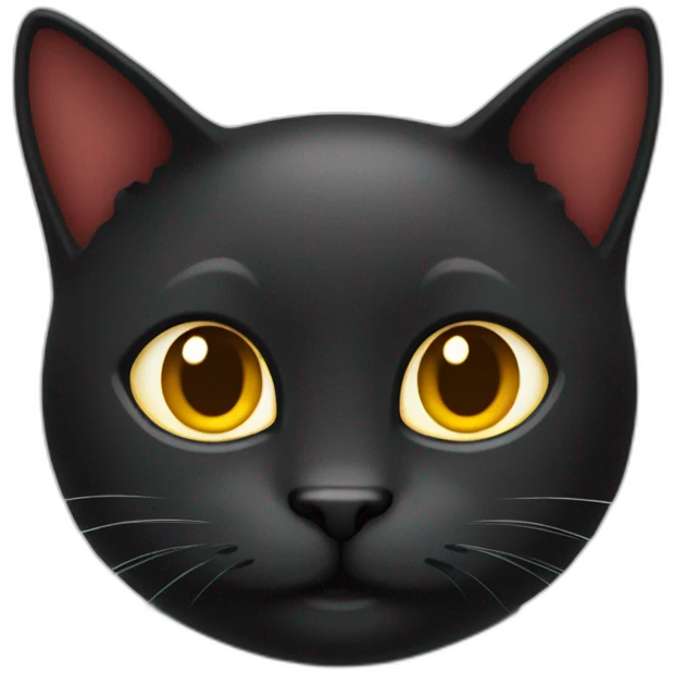 Black Cat chili pepper emoji