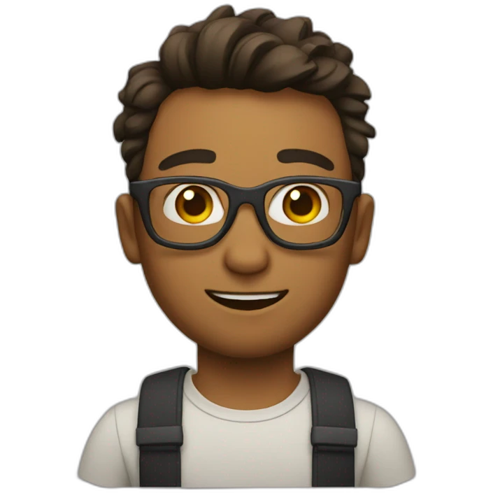 gaymer with glasses emoji